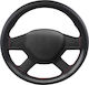 Sparco Car Steering Wheel Cover Hand Stitched Tailored with Diameter 37-39cm Microfiber Black