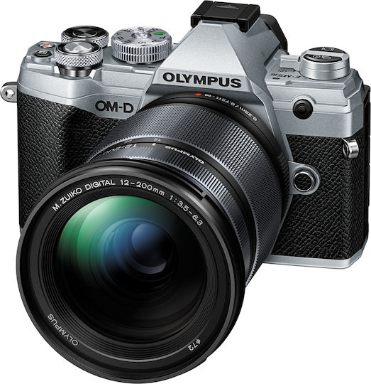 OM-D E-M5 Mark III Spiegellose Kamera Kit (ED 12-200mm F3.5-6.3) Silber
