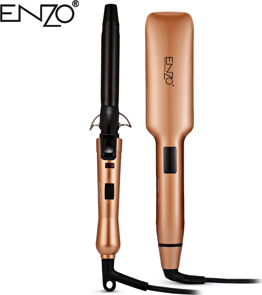 Enzo Professional Electric Hair Straightener Curler Roller 3888W