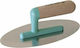 Come Oval Inox Decorative Spatula 240x100x0.3mm Spatula Inox 240x100mm with Wooden Handle 04-6686
