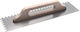 GTC Spachtel Kleber mit Holzgriff 500x140x0.7mm & mit Zahn 10x10mm Spatel Metallisch Gezahnte 500x140mm mit Holzgriff 04-6745