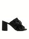 Tamaris Chunky Heel Mules Black