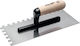 Come Glue Spatula with Wooden Handle 280x120x0.6mm & with Tooth 8x8mm Spatula Metallic Serrated 280x120mm with Wooden Handle 04-6739