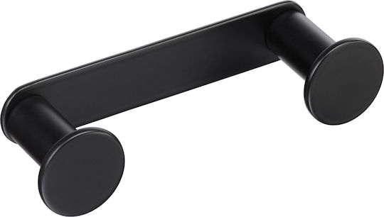 Verdi Omicron Άγκιστρο Μπάνιου Διπλό με Βίδες Black Matt