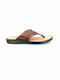 Boxer Men's Leather Sandals Brown