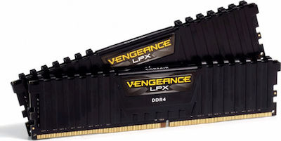 Corsair Vengeance LPX 32GB DDR4 RAM με 2 Modules (2x16GB) και Ταχύτητα 3600 για Desktop
