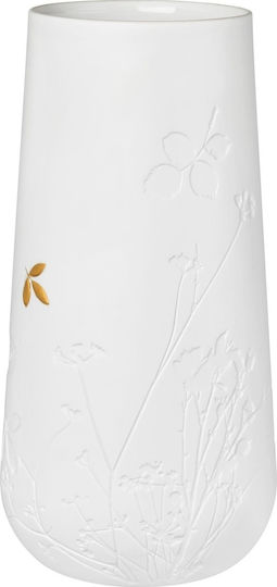 Rader Vase Keramik Weiß 12x25cm