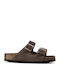 Arizona Soft Footbed Oiled Leather Leder Herrensandalen Habana Regelmäßig Passform