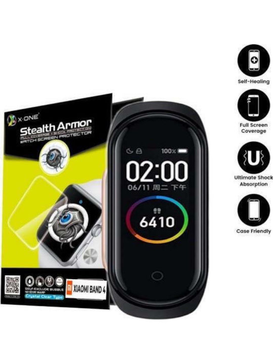 X-One Stealth Armor Screen Protector για το Mi Band 3/Mi Smart Band 4 2τμχ XONEMIBAND4