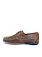 Boxer Men's Leather Moccasins Tabac Brown