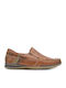 Boxer Men's Leather Moccasins Tabac Brown