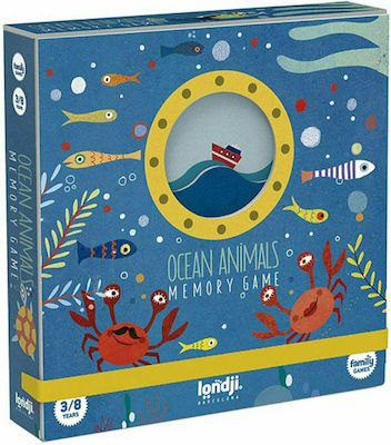 Londji Board Game Memo Ocean Animals for 3+ Players 3+ Years DI006 (EN)