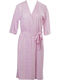 Harmony Winter Women's Cotton Robe Pink 72404