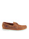 Docksides Portland Crazy Men's Suede Boat Shoes Tabac Brown
