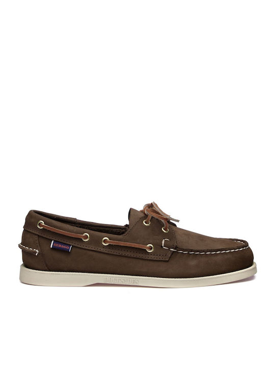 Sebago Docksides Portland Men's Suede Boat Shoe...