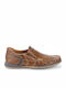 Boxer Men's Leather Moccasins Tabac Brown