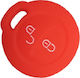 Silicone Car Key Cover Case with 2 Buttons for Mitsubishi / Smart Red