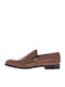 Boss Shoes Leder Herren Mokassins in Tabac Braun Farbe