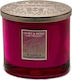 Heart & Home Scented Soy Candle Διπλό Φυτίλι Jar with Scent Damascus Rose & Arabian Jasmine Pink 230gr 1pcs