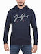 Jack & Jones Men's Sweatshirt with Hood and Pockets Navy Blue