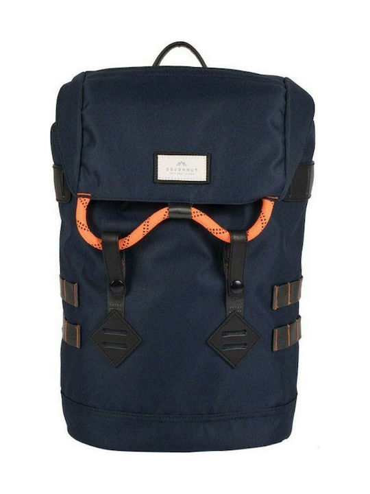 Doughnut Colorado Small Accents Series Fabric Backpack Navy Blue