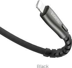 Hoco U58 Core Plat USB-A la Cablu Lightning Negru 1.2m (02166)