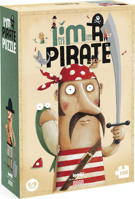 Puzzle pentru Copii I'm A Pirate pentru 5++ Ani 100buc Londji