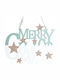Eurolamp Christmas Metal Figure Sign Length 17cm