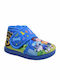 Antrin Kinderhausschuhe Stiefel Blau