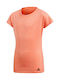 Adidas Kids T-shirt Orange Dotty Girl's