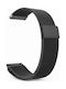 Milanese Strap Stainless Steel Black (Amazfit GTR 42mm)