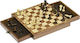 Goki Magnetisch Schach aus Holz mit Schachfiguren 25x25cm