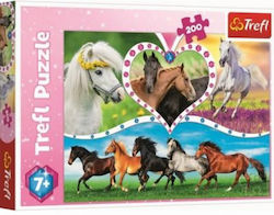 Παιδικό Puzzle Horses 200pcs Trefl