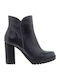 Mourtzi Women's Ankle Boots with High Heel Gray