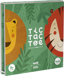 Londji Brettspiel Tic Tac Toe Lion & Tiger für 2 Spieler 3+ Jahre DΙ030