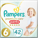 Pampers Premium Care Pants Πάνες Βρακάκι No. 6 για 15+kg 42τμχ