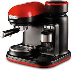Ariete Moderna 1318/00 00M131800AR0 Автоматична кафемашина за еспресо 1080W Налягане 15бар с мелачка Червен