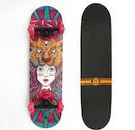 Fish Skateboards Lion Lady 31" Complete Shortboard Multicolour