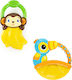 Bright Starts Fruit Vibes Teether Μασητικό Οδοντοφυΐας από Πλαστικό για 3 m+ 2τμχ