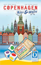 Queen Games Board Game Copenhagen: Roll & Write for 2-4 Players 8+ Years 10463 (EN)