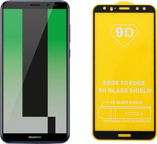 9D Vollkleber Vollflächig gehärtetes Glas (Huawei Mate 10 Lite)