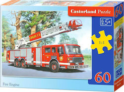 Детски Пъзел Fire Engine за 5++ Години 60бр Castorland