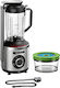 Bosch Serie 8 Mixer mit Tritan Kanäta 1,5 l 1000W Silber
