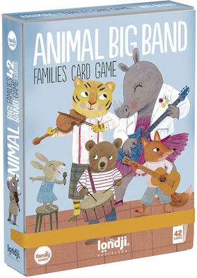 Londji Board Game Animal Big Band for 2-4 Players 3+ Years (EN)