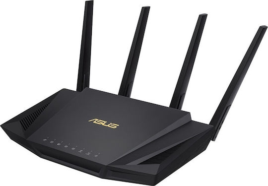 Asus RT-AX58U Wireless Router Wi‑Fi 6 with 4 Gigabit Ethernet Ports