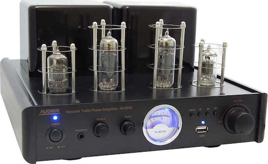 Audien AV-2030 Tube Integrated Hi-Fi Amplifier Stereo 15W/8Ω Black