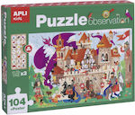 Kinderpuzzle Castle für 5++ Jahre 104pcs Apli Kids