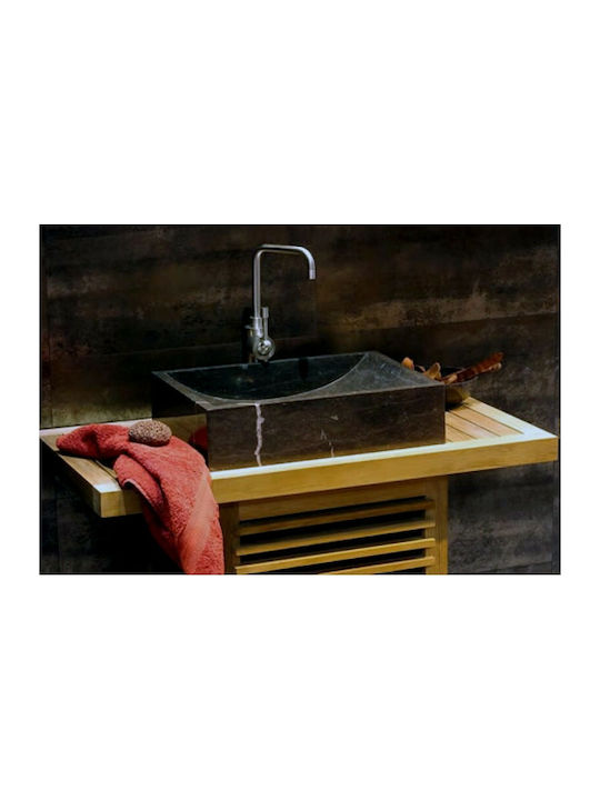 Bati Bali Ranya Countertop Sink Stone 50x35x12c...