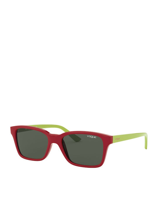 Vogue Square Kids Sunglasses Red