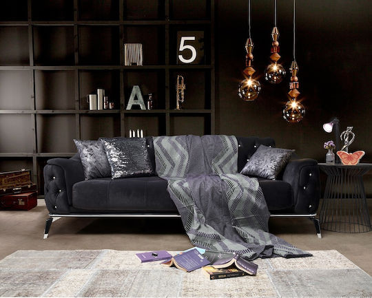 Mc Decor 236 Ριχτάρι Πολυθρόνας Chenille 180x180εκ. Lila